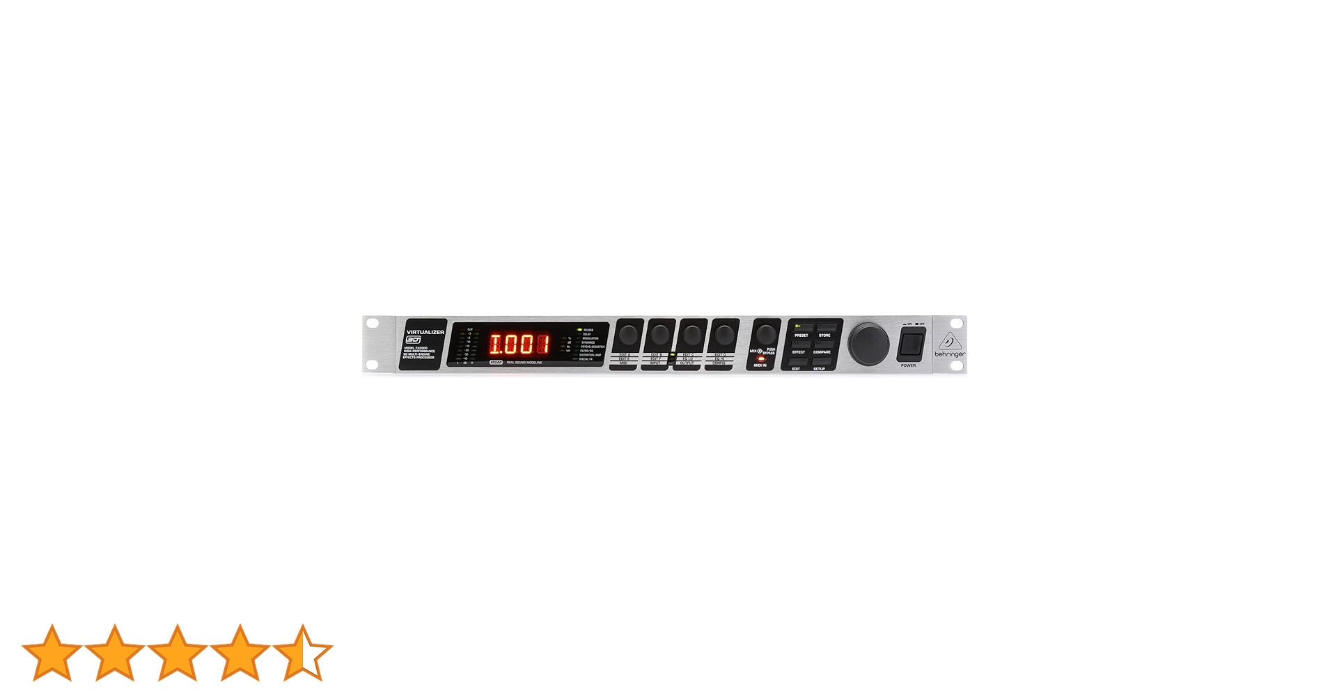 Amazon | Behringer マルチエフェクトプロセッサー 高性能アルゴリズム